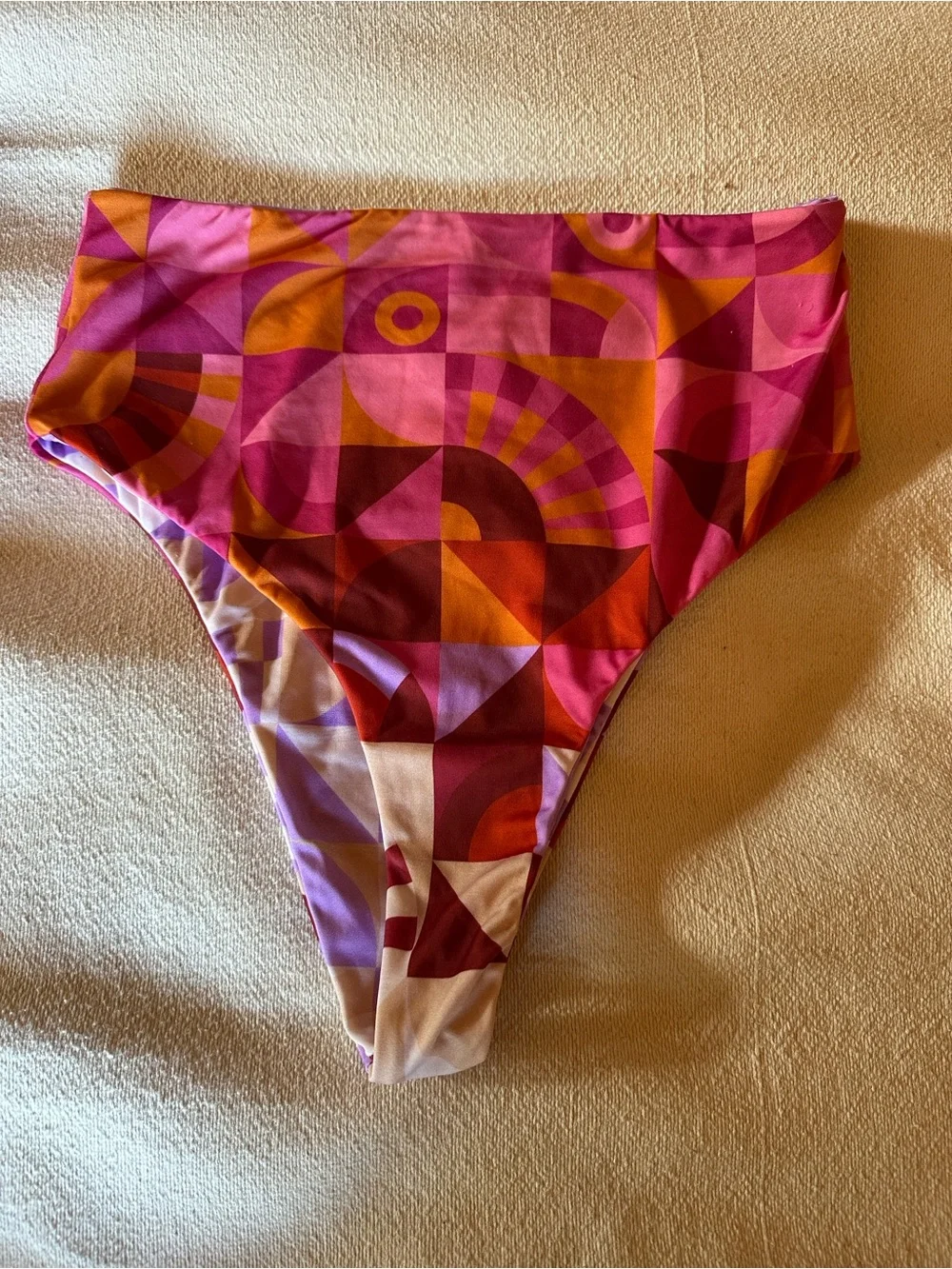 Farm Rio high-waisted toucan bikini bottoms